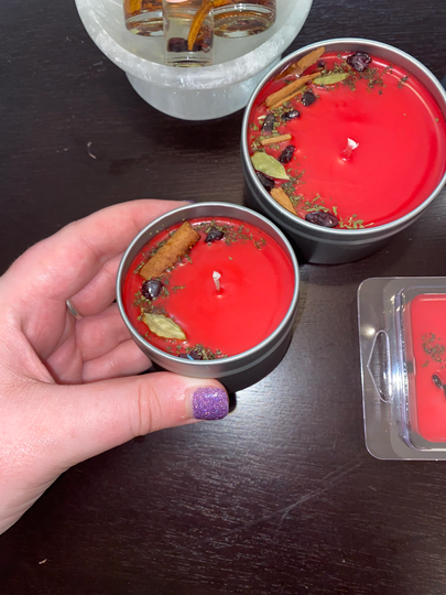 Winter Solstice Spirits Candle | 4Oz For Protection & Prosperity
