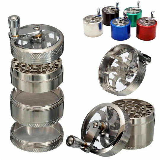 40mm Mill Grinder 4 Part Metal Magnetic Herb Tobacco Grinders
