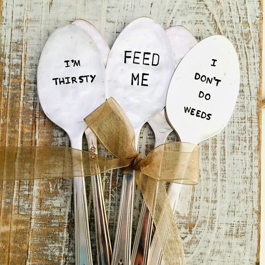 Spoon Garden Marker, Gifts, Plant Lover Gift, Herb Markers