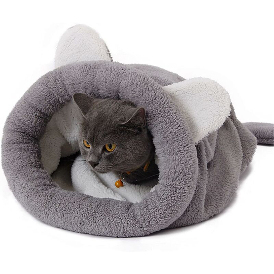Thsinde - Four Seasons General Semi-enclosed Sleeping Bag For Pets And Dogs (gray)