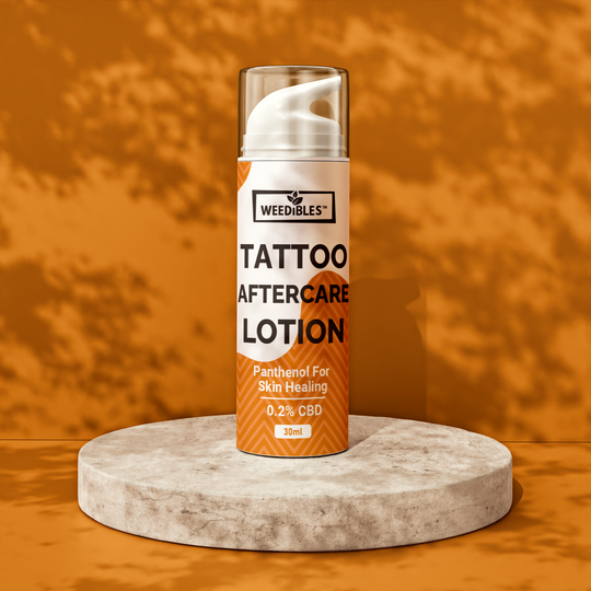 Weedibles CBD Tattoo Aftercare Moisturiser Lotion 30ml