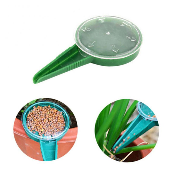 5pcs Seed Dispenser, Garden Tools 5 Adjustable Seed Planters, Various Size Transplanters and Perforators