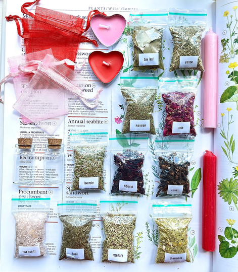 Essential Love Spell/Witch Kit - 21 Piece