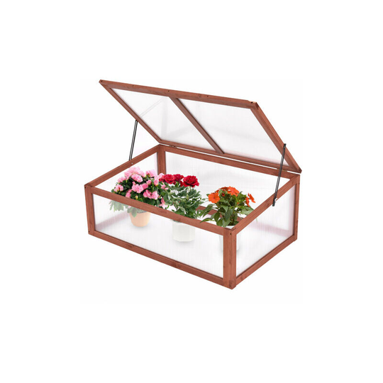 Fir Wood Cold Frame Cold Frame Box Wooden Frame Herb Bed