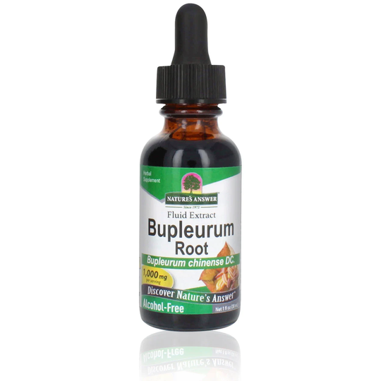 Nature's Answer Bupleurum Root Herbal Supplement - Gluten Alcohol-Free Supports Liver Function Overall Health Wellbeing 1000Mg | 1 Fl Oz