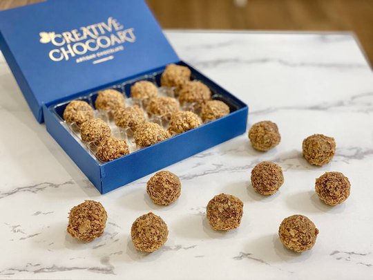 Salted Caramel Truffles Box Of Twelve