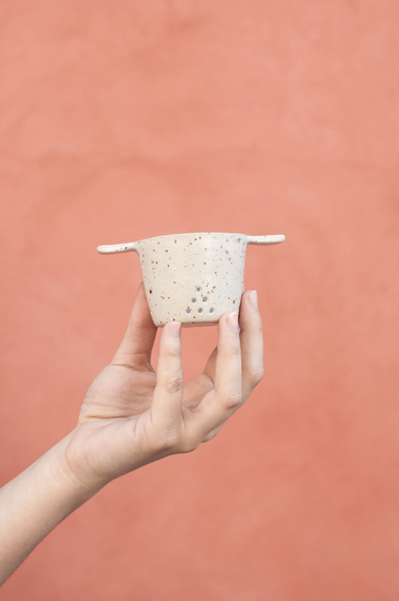 Speckled Tea Infuser To Brew Your Cup With Favorite Leaf Tea, Fits Well On Many Cups