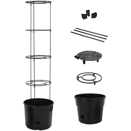 Tomato Grower Anthracite ?39x150 cm Polypropylene