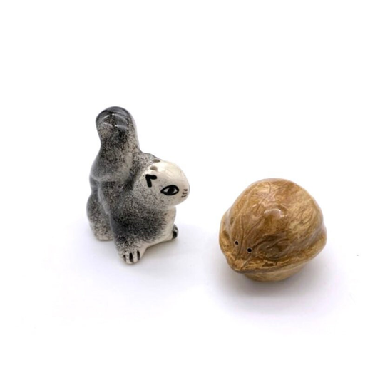 Sale Vintage Squirrel & Nut Salt & Pepper Shakers