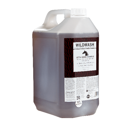 Wild Wash Shine Horse Shampoo For Chestnut Bay Black