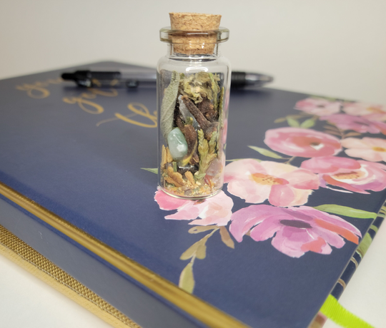 Release Intention Feeling Jars For Meditation, Alter, Accessory, Spiritual Tool, Healing, Crystal, Shrines, Magic, Herbs & Crystals