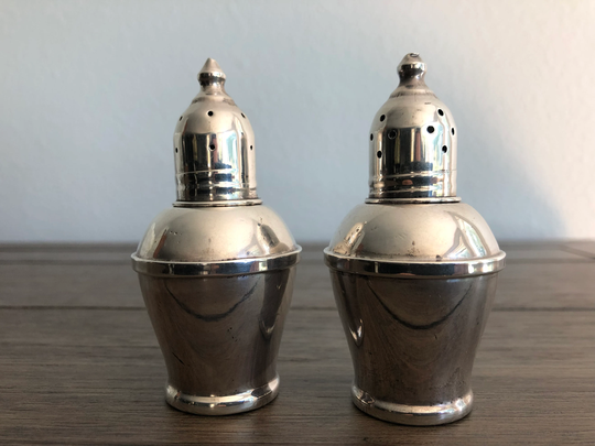 sterling Weighted Silver Salt/Pepper Shakers