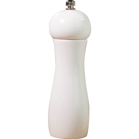 Professional Chef Pepper Grinder,2-in-1 Salt and Pepper Grinders with Easy Adjustable Ceramic Blades White