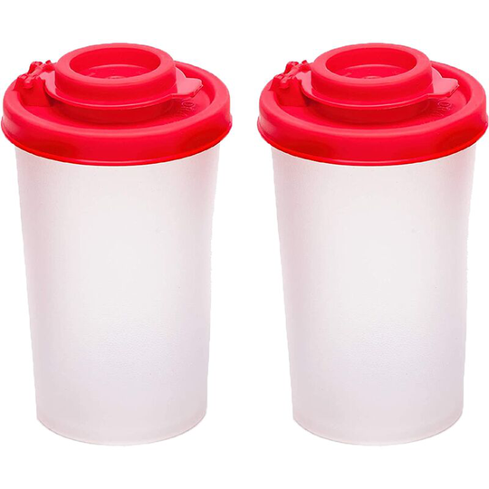 Salt and Pepper Shakers Moisture Proof Large Salt Shaker to go Camping Picnic Outdoors Spice Set Clear small