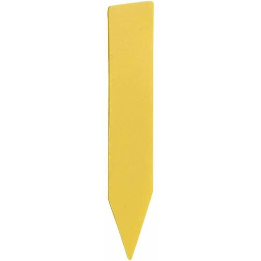Deckon - 1Pcs Plastic Plant Name Tag Flower Tag Marker Seed Name Stake Tags Nursery Seedling Labels for Potted Garden Herbs Flowers Vegetables(Yellow)