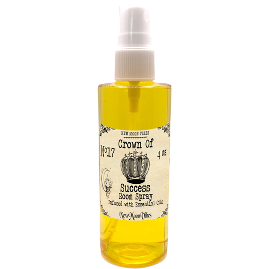Crown Of Success Money Love Goals Room Spray Mist Intention Spell Wicca Prayer Eliminate Blockages Remove Obstacle Clear Path Invoke