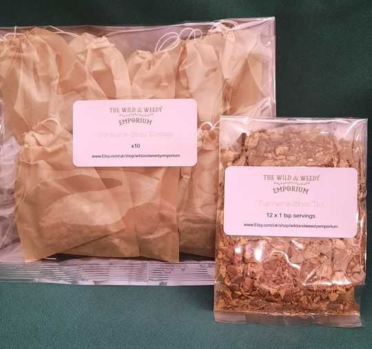 Organic Turmeric Chai Tea | Loose/ Teabags