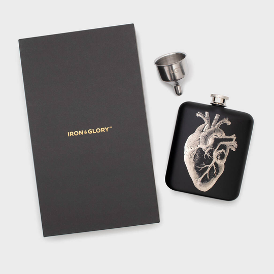 For Medicinal Purposes Hip Flask And Funnel