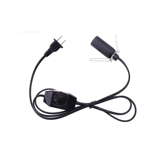 Cable with Switch for Betterlife Salt Lamp,E14 Cap - 1.5m - Socket for Salt Lamp(1 pcs)