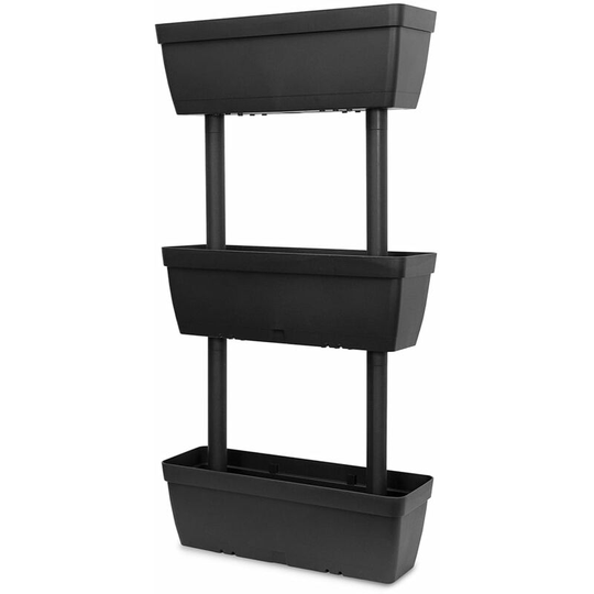Vidaxl - Garden Planter 3 pcs 100 cm Anthracite Anthracite