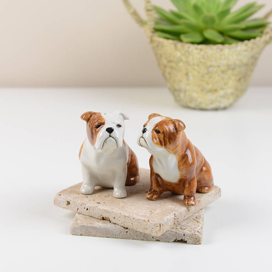 British Bulldog Salt And Pepper Pots
