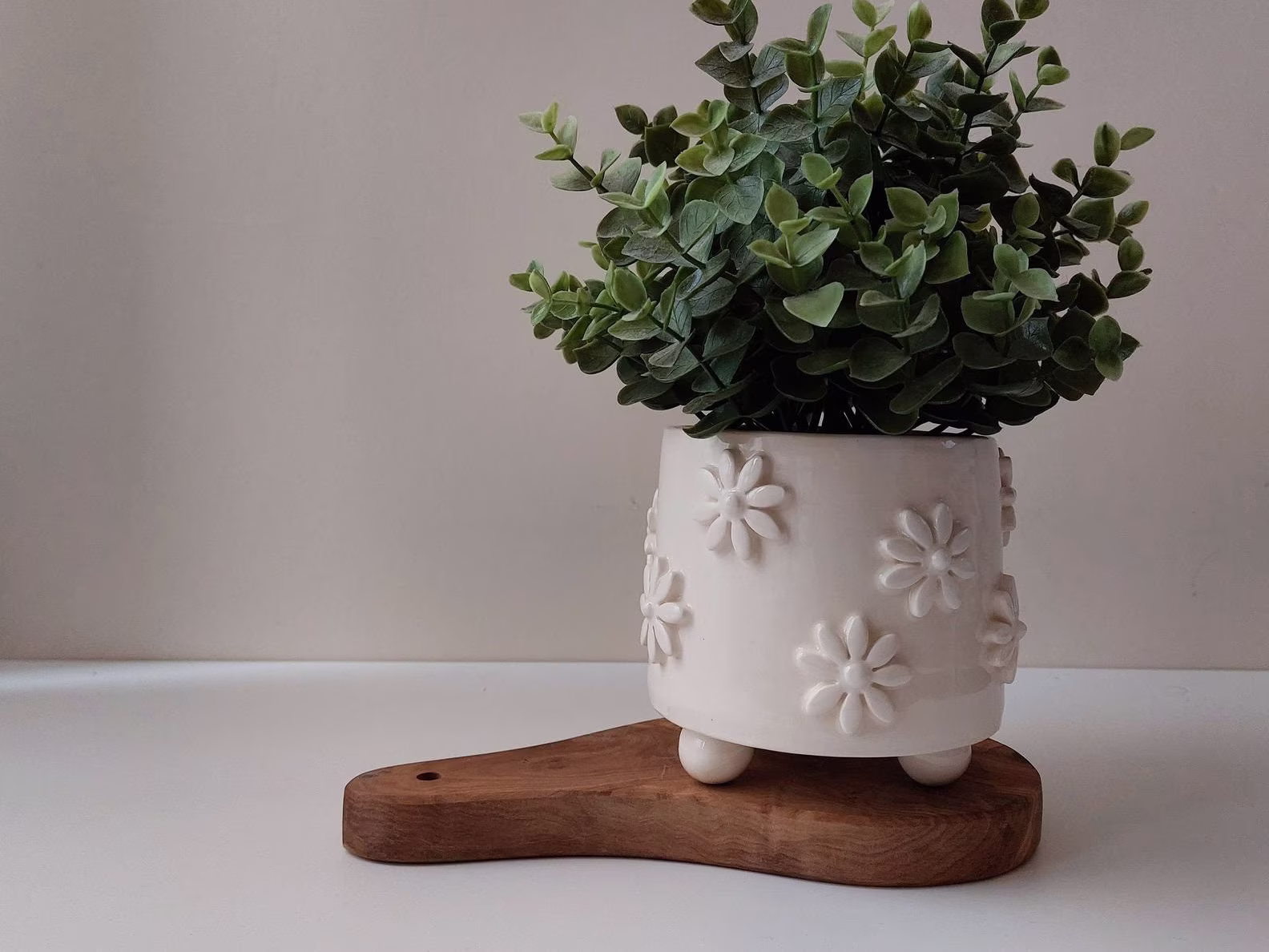Ceramic Plant Pot, Home Decoration, Interior Decor, Indoor Pottery Art
