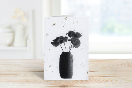 Bunch Of Poppies Seeded Plantable Eco Greeting Card