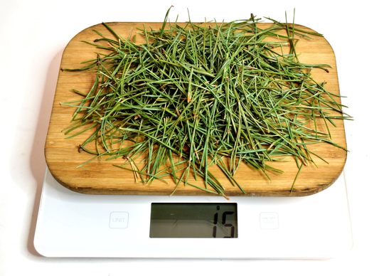 Organic Fresh Pine Needle Tea, Suramine, Aiguille De Pin Bio Entier, Green Infusion Sylvestre