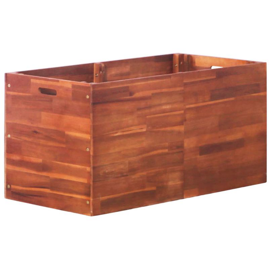Hommoo - Garden Planter Acacia Wood 100x50x50 cm VD28253