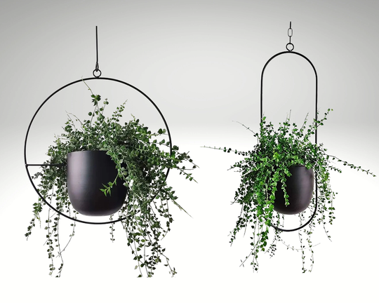 Metal Hanging Planter Pots, Iron Planter, Swing Flower Basket, Modern Minimalist Plant Hanger, Succulent 6 Colors