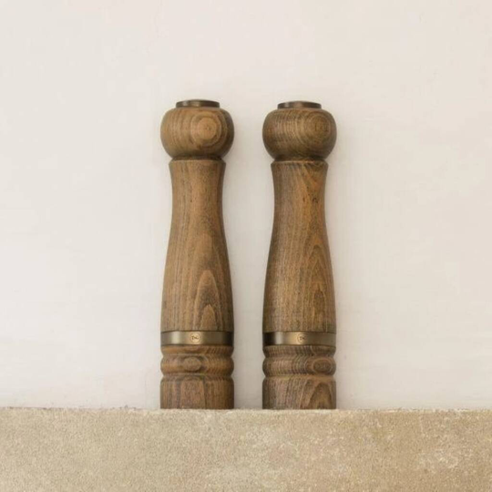 Antiqued Beech Salt And Pepper Mill