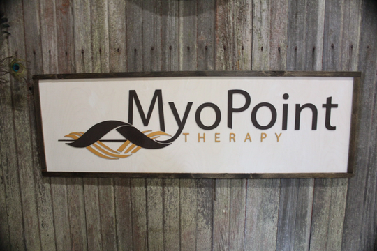 Therapy Small Business Custom Wood Sign Large Commercial Signage Outdoor Use My Logo Graphic Office Entrance Cure Healing Medicine