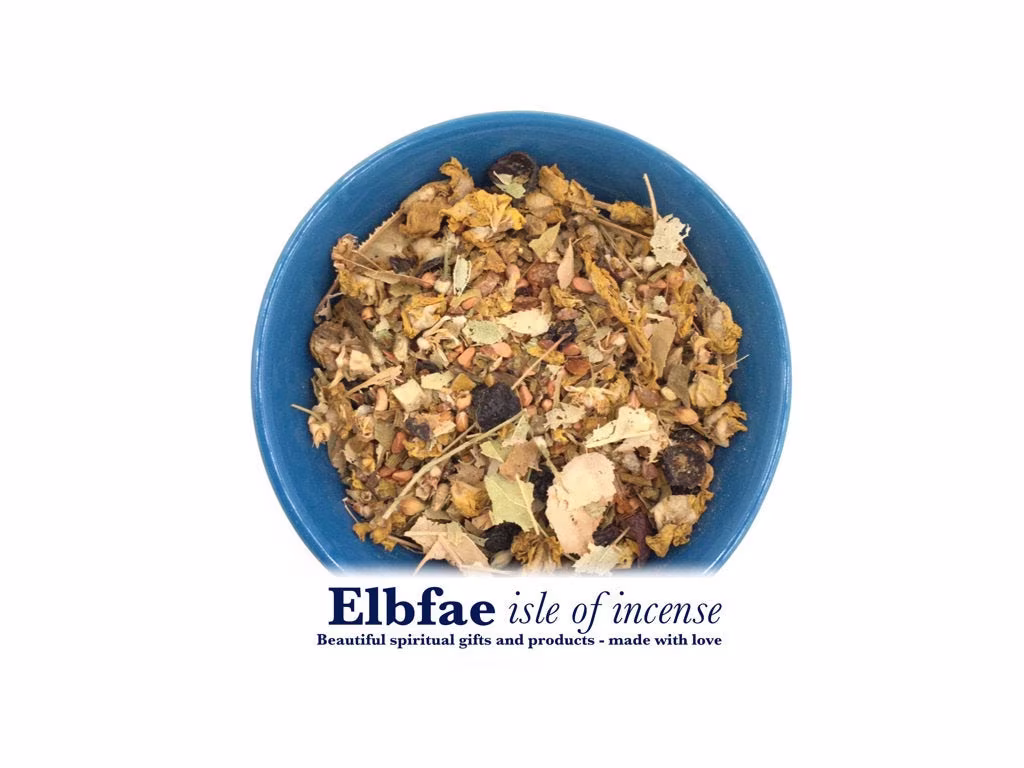 Wellbeing Powerful Incense, Sacred Setting, Ritually Blended, Shamanic & Witchy Purposes, 100Ml Loose Mix. 1x ~ Handmade By Elbfae New
