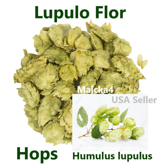 Lupulo 2 Oz Valeriana Hierbas Mexicanas Hops Flower Humulus Lupulus