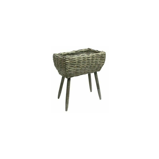 Viss - willow trough plant pot garden planter stand holder indoor flower outdoor style