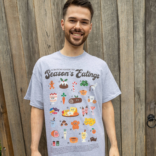 Seasons Eatings Men's Christmas Guide T Shirt