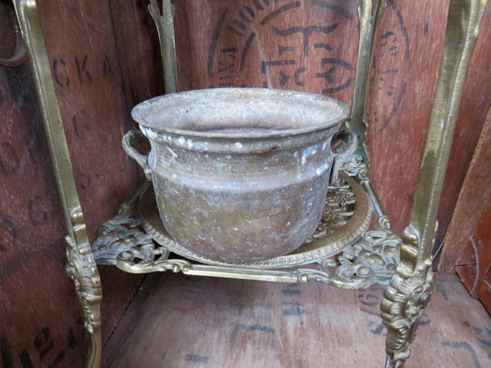 Small Brass Planter, Plant Pot, Antique Brass, Jardiniere, Indoor Vintage Conservatory