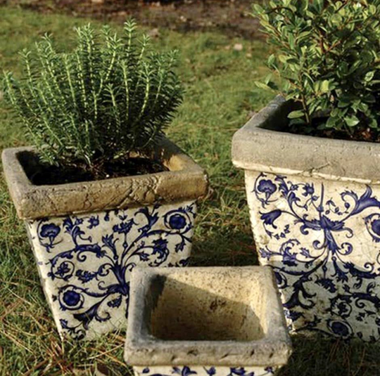Ceramic Planters Set Of Three