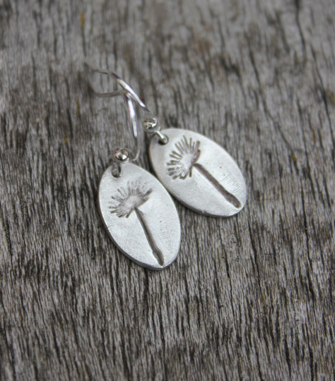 Dandelion Seed Earrings, Head Wish Good Luck Jewellery, Earrings