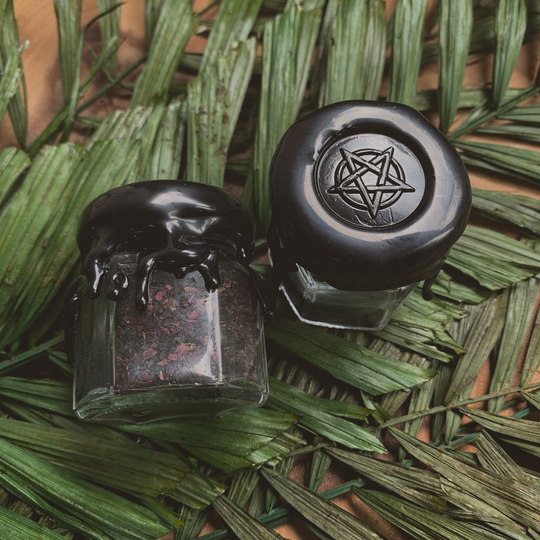 Witch's Black Salt | Warding, Banishing + Binding Handmade Small Batch