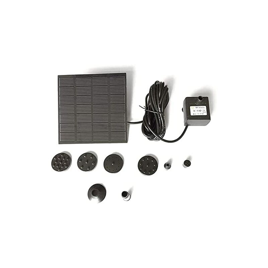 Pump & agrave; solar water 7 v 1.5 w - For garden plants, floating plants, swimming pools, gardens, fish