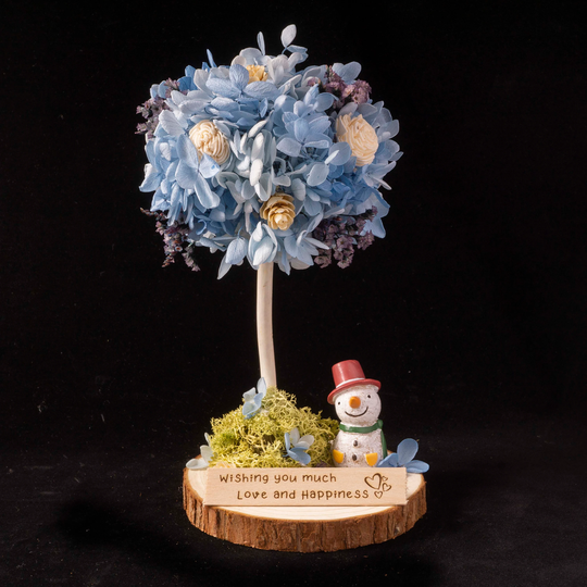 Four Seasons Preserved Flower Diy Kit/ Spring Seasonal Tree/Handmade Supply Kit/ Cherry Blossom/ Personalized Quote/Video Instructions