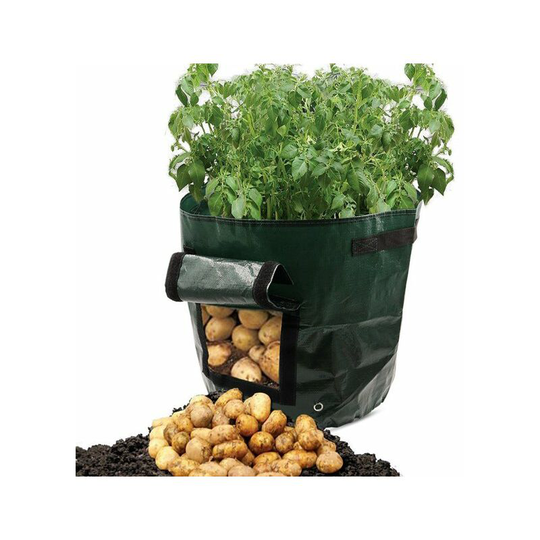 2 Pack Plant Bag Planting Grow Bags Potato Grow Bags Garden Grow Bags Potato Vegetable Growing Planter Bag With Handles