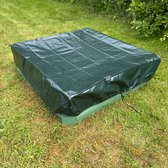 Sage Green Veggie And Herb Raised Bed With Cover