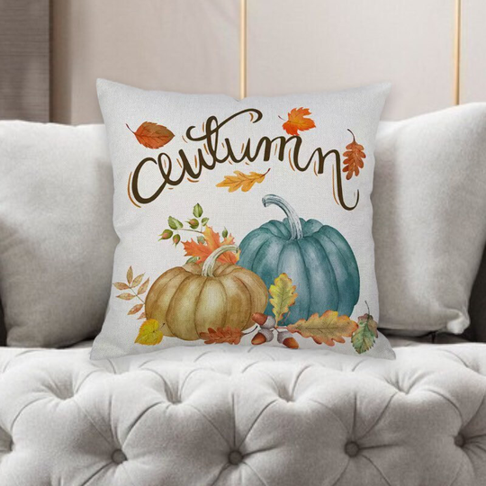 Autumn Cushions | Fall Soft Furnishings Halloween Decor Thanksgiving Seasonal Homeware Pumpkin Cushion Cover