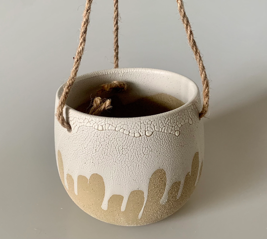 Indoor Hand Made Hanging Plant Pot, Planters, Succulent Pot, Home Decor, Pot For Plants - 2 Available, Gifts Her/Him