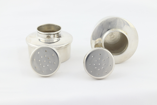 sterling Silver Salt & Pepper Shakers Paul Revere Reproduction B M