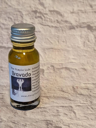Bravado Anointing Oil - For Witchcraft, Wicca, Pagan, Voodoo, Hoodoo & More