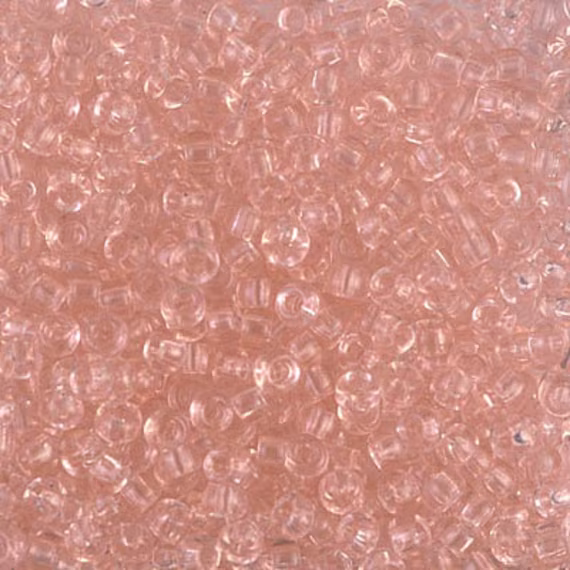 Seed Bead 8-155 Miyuki Beads 8/0 Transparent Light Tea Rose 10 Grams Diy