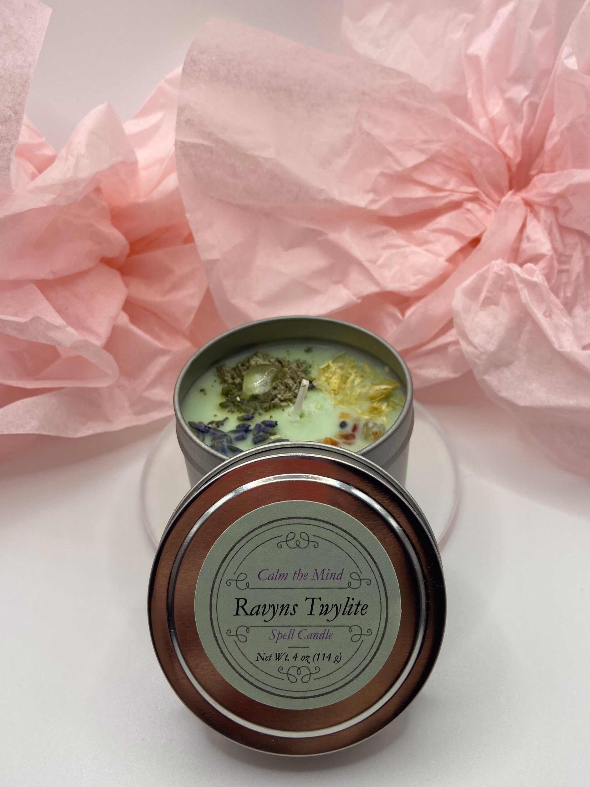 Calm The Mind - Lavender Candle The Spell Altar Ritual